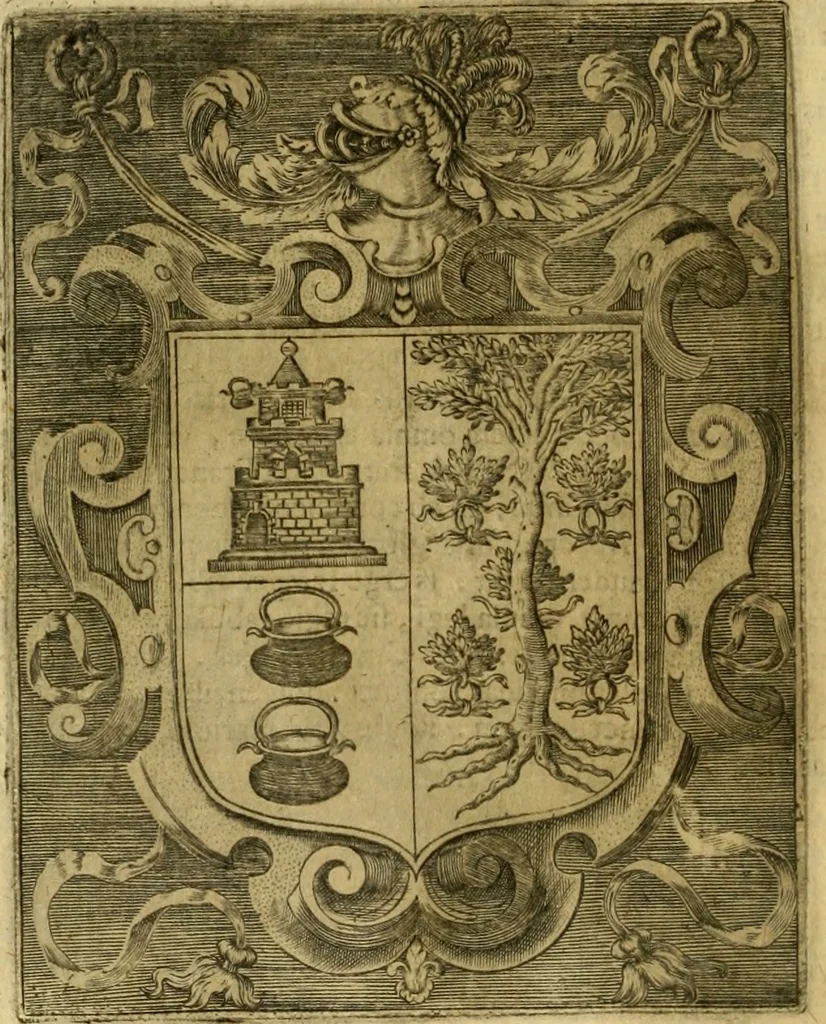 An illustration from D. Francisci Baronii ac Manfredis De maiestate Panormitana libri IV, 1630, leaf 469