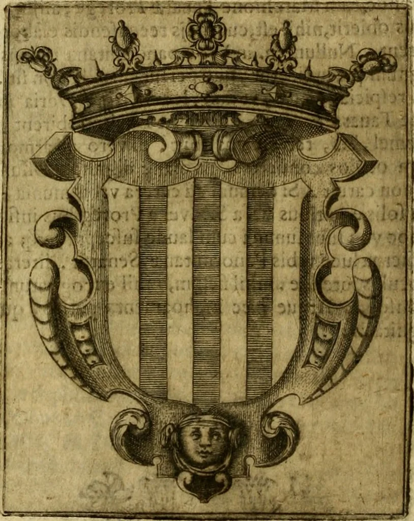 An illustration from D. Francisci Baronii ac Manfredis De maiestate Panormitana libri IV, 1630, leaf 479