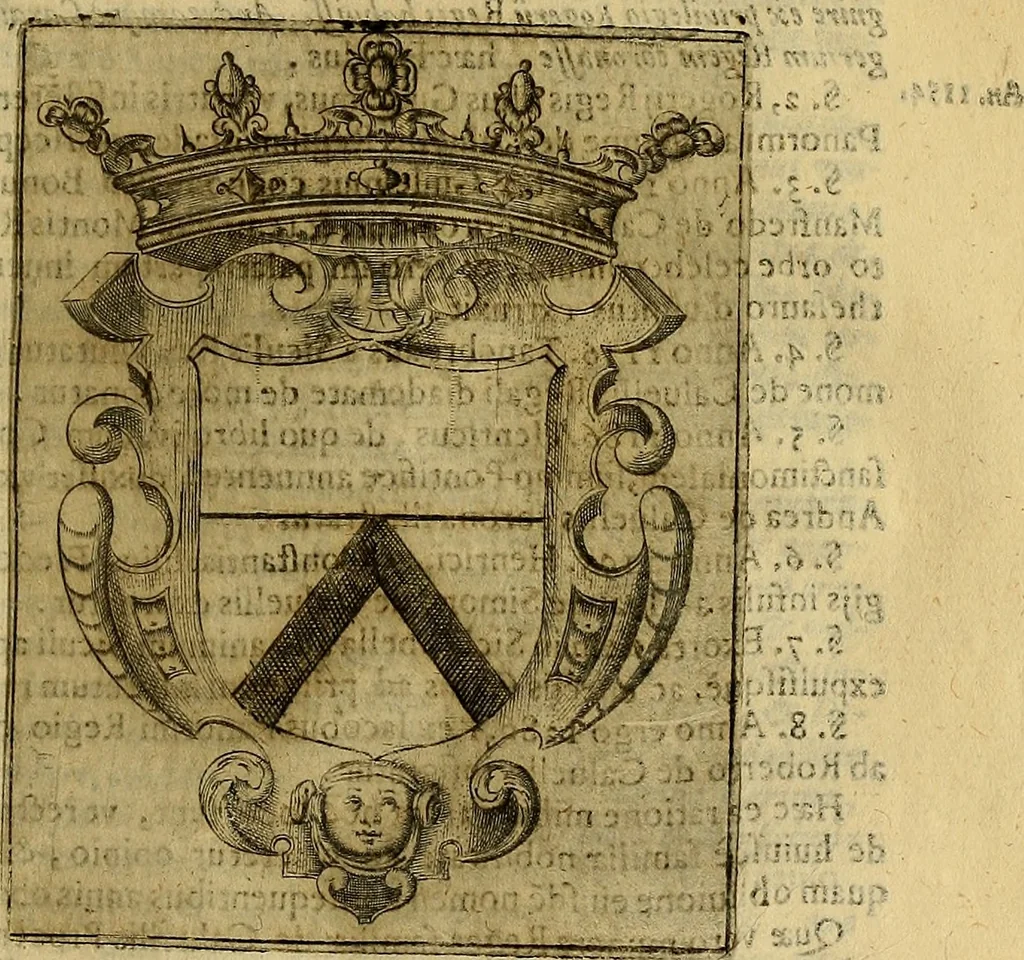 An illustration from D. Francisci Baronii ac Manfredis De maiestate Panormitana libri IV, 1630, leaf 500