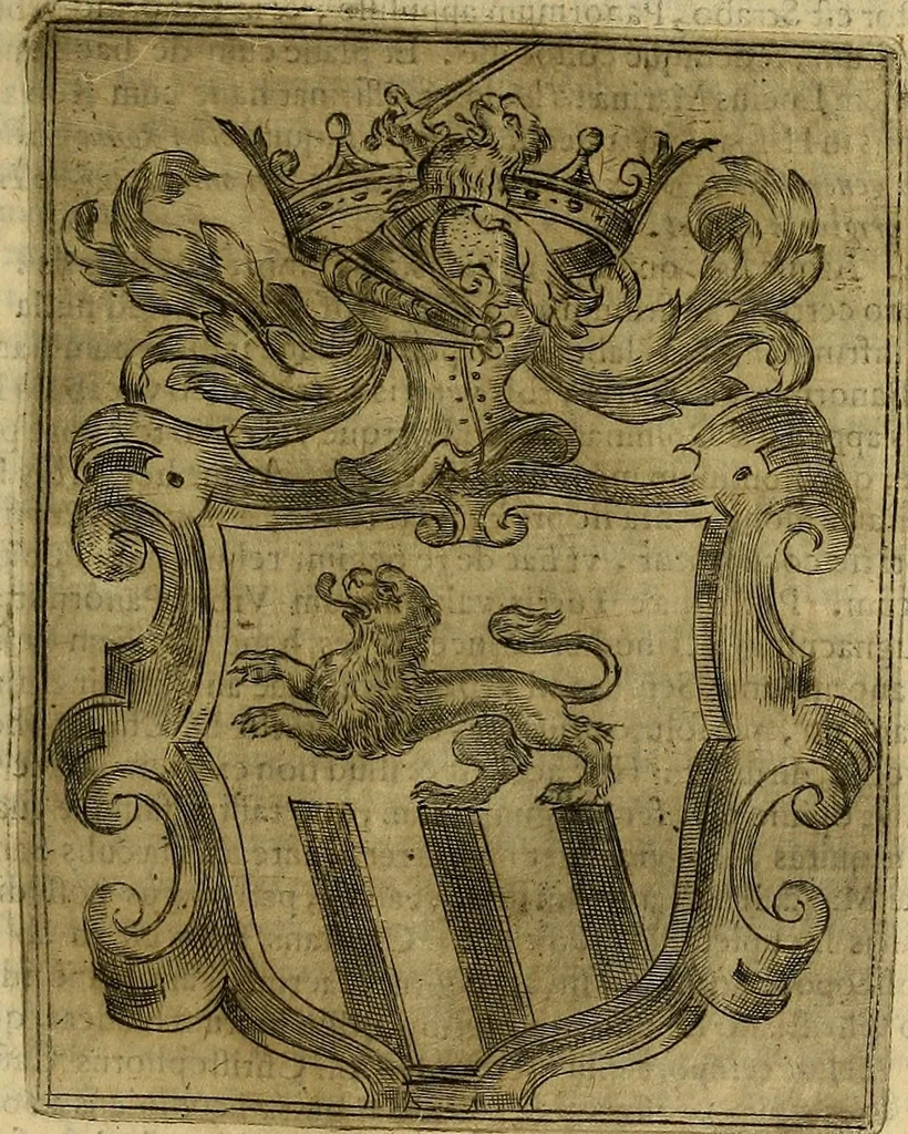 An illustration from D. Francisci Baronii ac Manfredis De maiestate Panormitana libri IV, 1630, leaf 524