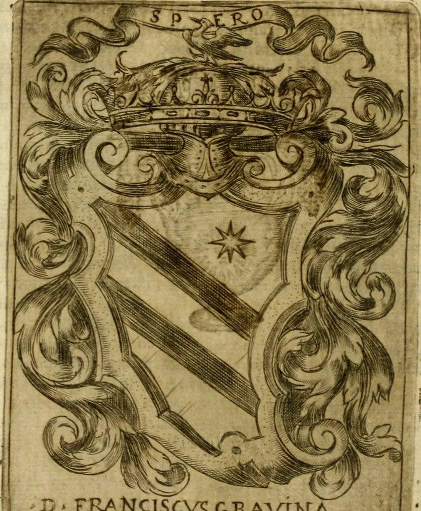 An illustration from D. Francisci Baronii ac Manfredis De maiestate Panormitana libri IV, 1630, leaf 537