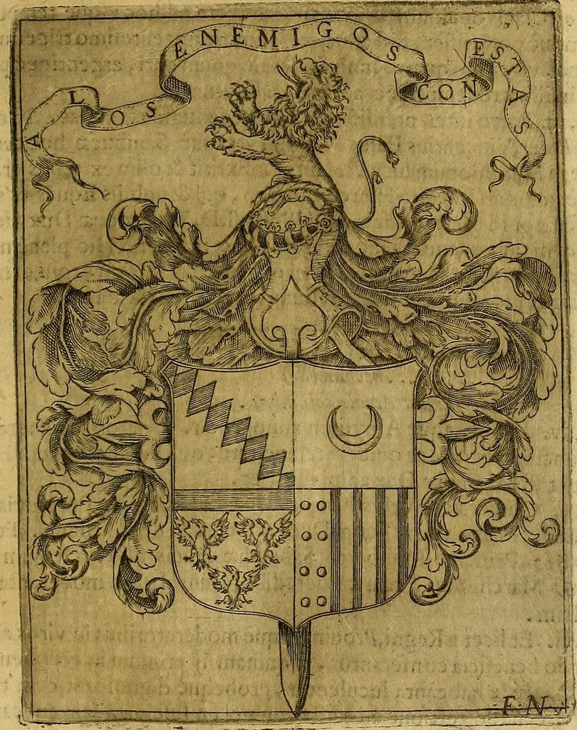 An illustration from D. Francisci Baronii ac Manfredis De maiestate Panormitana libri IV, 1630, leaf 546
