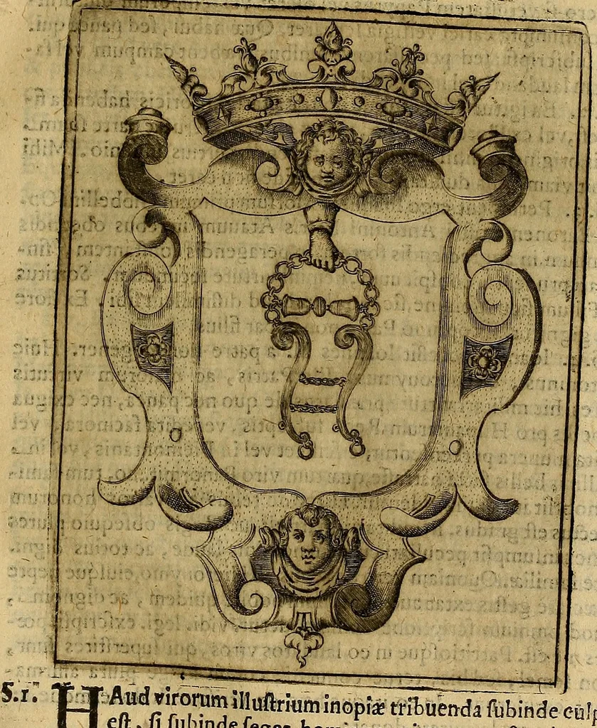 An illustration from D. Francisci Baronii ac Manfredis De maiestate Panormitana libri IV, 1630, leaf 550