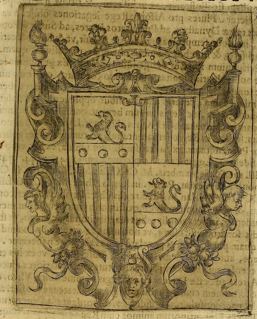 An illustration from D. Francisci Baronii ac Manfredis De maiestate Panormitana libri IV, 1630, leaf 554
