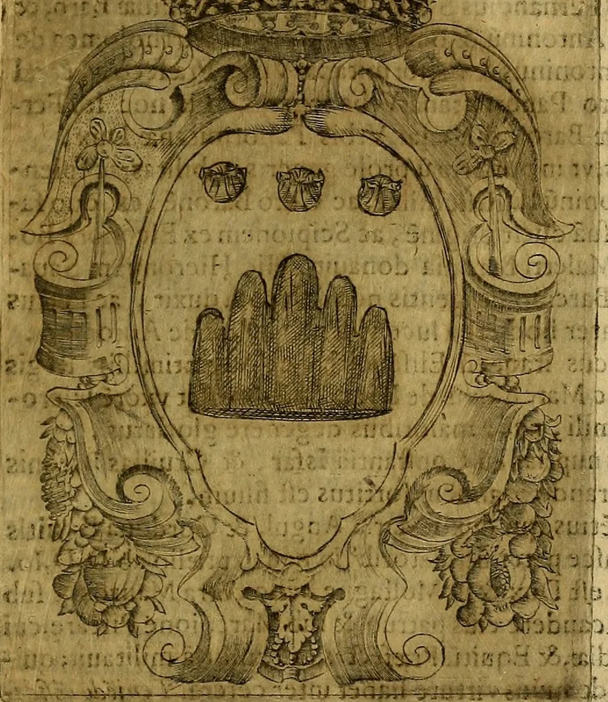 An illustration from D. Francisci Baronii ac Manfredis De maiestate Panormitana libri IV, 1630, leaf 568