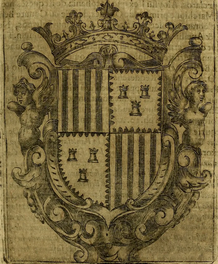 An illustration from D. Francisci Baronii ac Manfredis De maiestate Panormitana libri IV, 1630, leaf 580