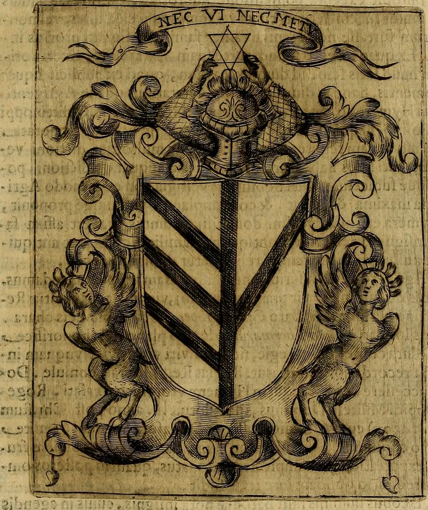An illustration from D. Francisci Baronii ac Manfredis De maiestate Panormitana libri IV, 1630, leaf 584