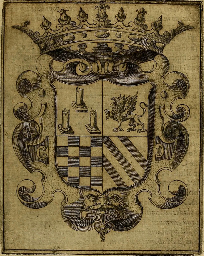 An illustration from D. Francisci Baronii ac Manfredis De maiestate Panormitana libri IV, 1630, leaf 590