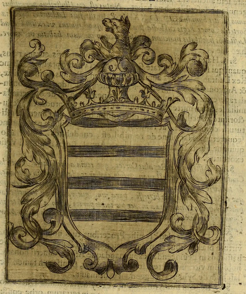 An illustration from D. Francisci Baronii ac Manfredis De maiestate Panormitana libri IV, 1630, leaf 592