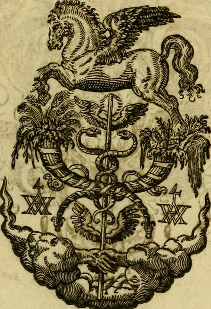 An illustration from D. Francisci Dvareni i.c. celeberrimi, Omnia qvae qvidem hactenvs edita fvervnt opera : non tantvm plvrimis in Digesta seu Pandectas, & Codicem commentariis ac methodicis expositionibus, 1598, leaf 1267