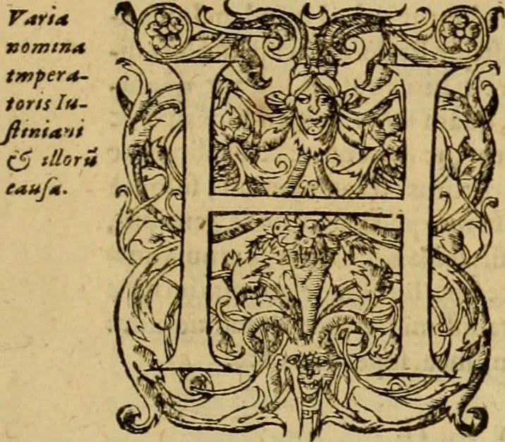 An illustration from D. Francisci Dvareni i.c. celeberrimi, Omnia qvae qvidem hactenvs edita fvervnt opera : non tantvm plvrimis in Digesta seu Pandectas, & Codicem commentariis ac methodicis expositionibus, 1598, leaf 24