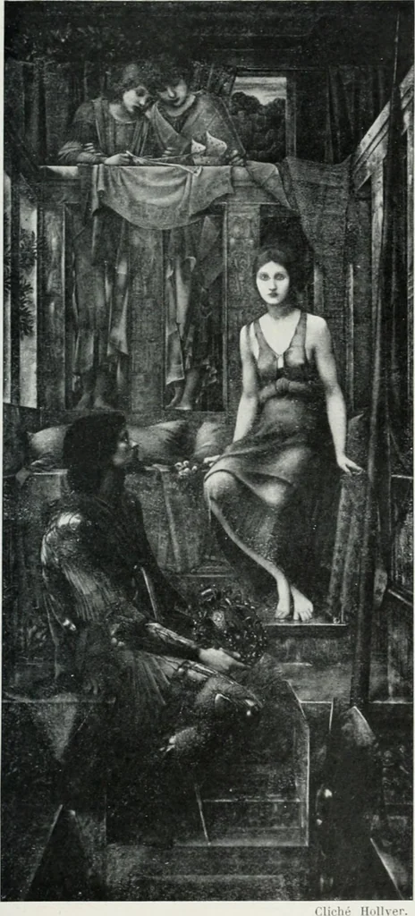 An illustration from D.-G. Rossetti et les Préraphaélites anglais : biographies critiques, 1909, leaf 107