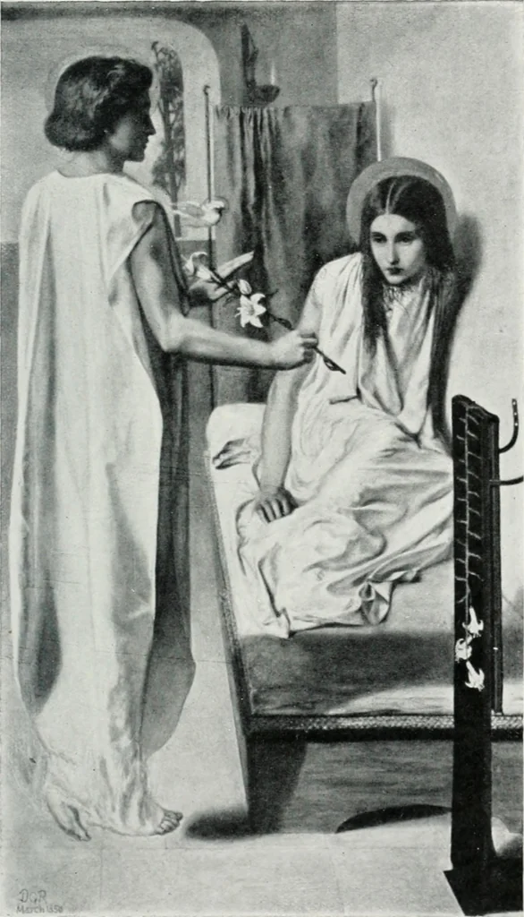 An illustration from D.-G. Rossetti et les Préraphaélites anglais : biographies critiques, 1909, leaf 11
