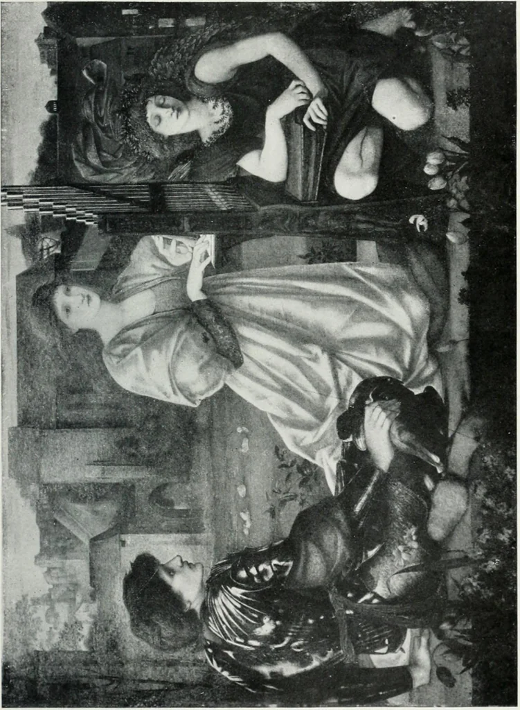 An illustration from D.-G. Rossetti et les Préraphaélites anglais : biographies critiques, 1909, leaf 111