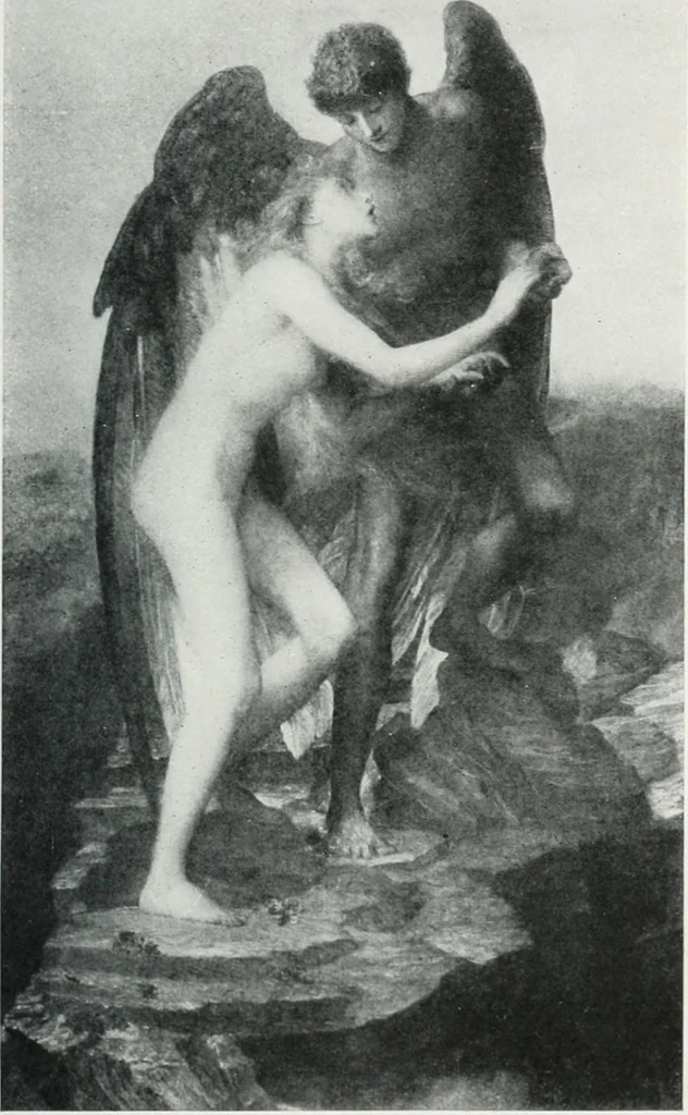An illustration from D.-G. Rossetti et les Préraphaélites anglais : biographies critiques, 1909, leaf 119
