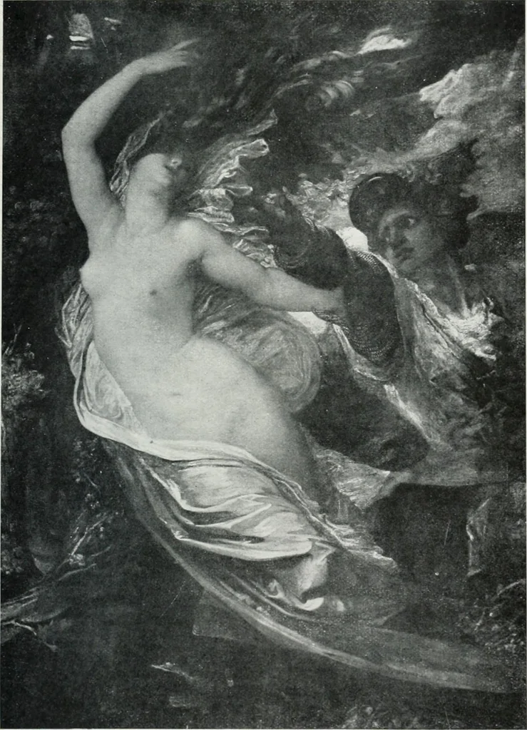 An illustration from D.-G. Rossetti et les Préraphaélites anglais : biographies critiques, 1909, leaf 123