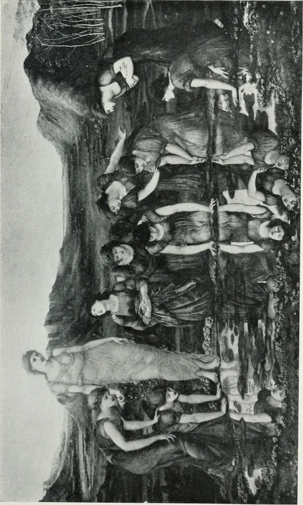 An illustration from D.-G. Rossetti et les Préraphaélites anglais : biographies critiques, 1909, leaf 99