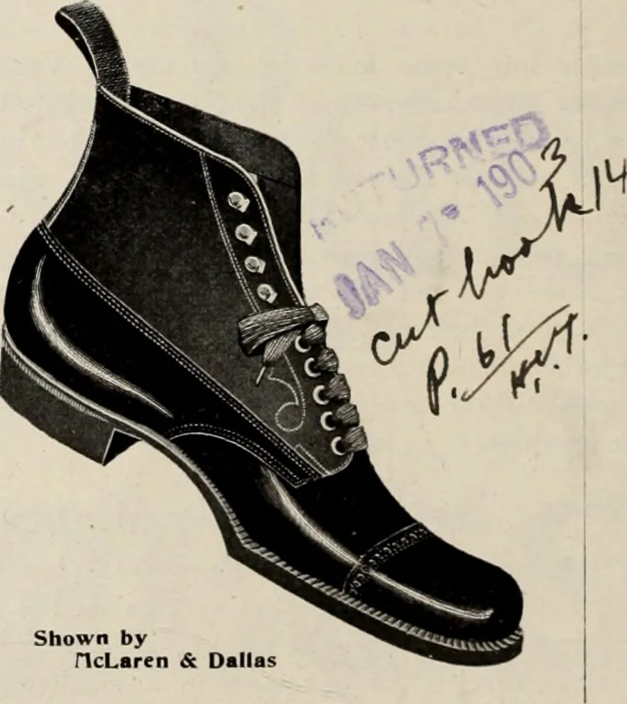 An illustration from Style (1904), 1904, leaf 105