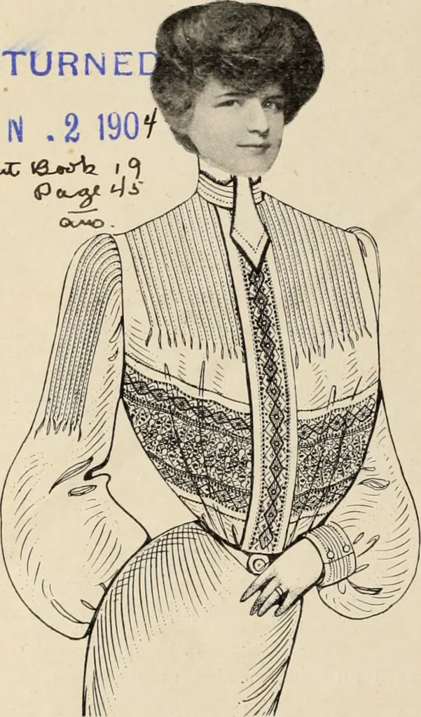 An illustration from Style (1904), 1904, leaf 1085