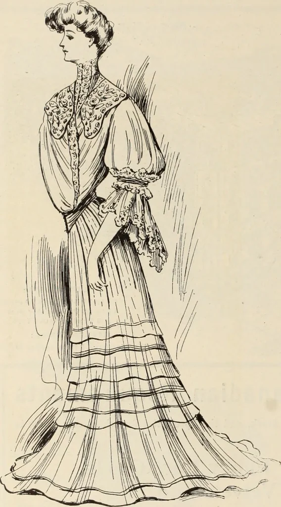 An illustration from Style (1904), 1904, leaf 1657