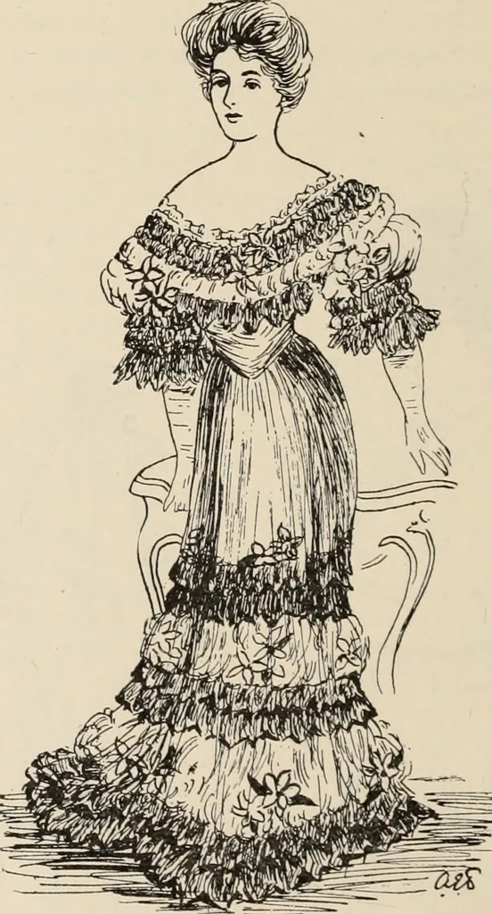 An illustration from Style (1904), 1904, leaf 1665
