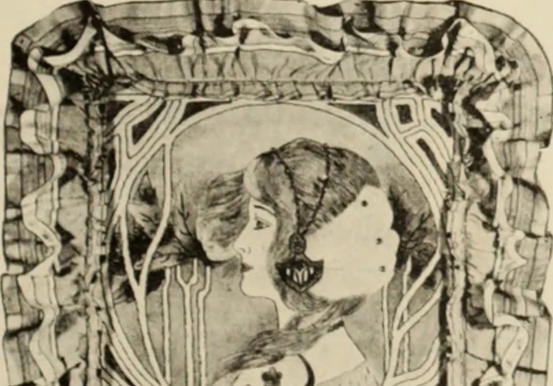 An illustration from Style (1904), 1904, leaf 1686