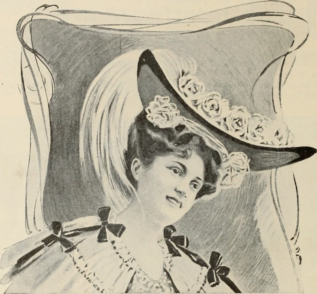An illustration from Style (1904), 1904, leaf 1689