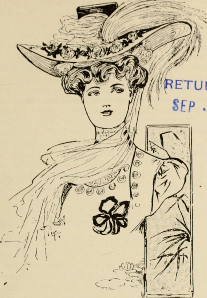 An illustration from Style (1904), 1904, leaf 1690