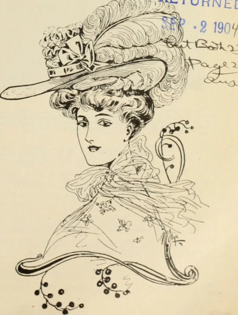 An illustration from Style (1904), 1904, leaf 1690