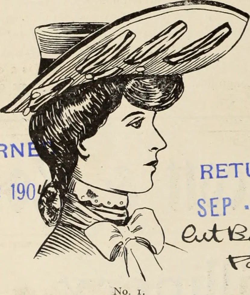 An illustration from Style (1904), 1904, leaf 1693