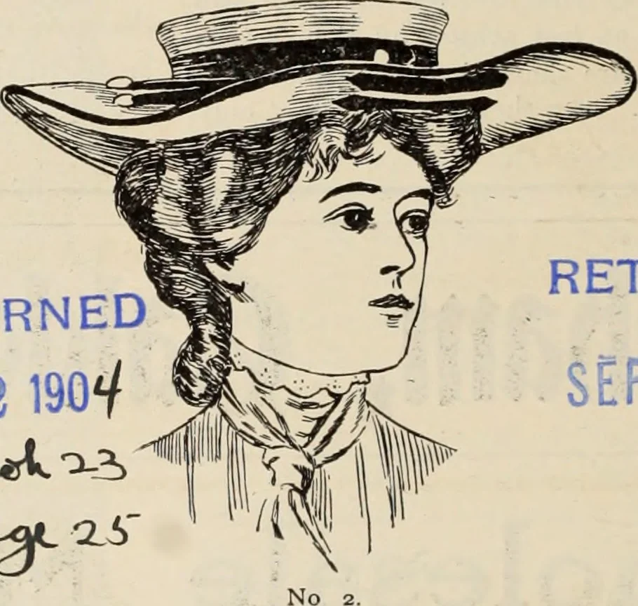 An illustration from Style (1904), 1904, leaf 1693