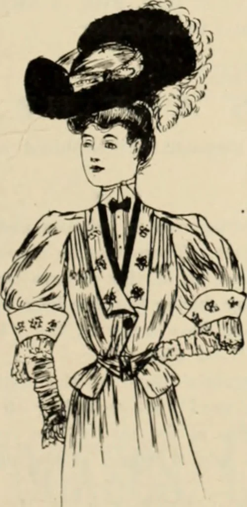 An illustration from Style (1904), 1904, leaf 1734