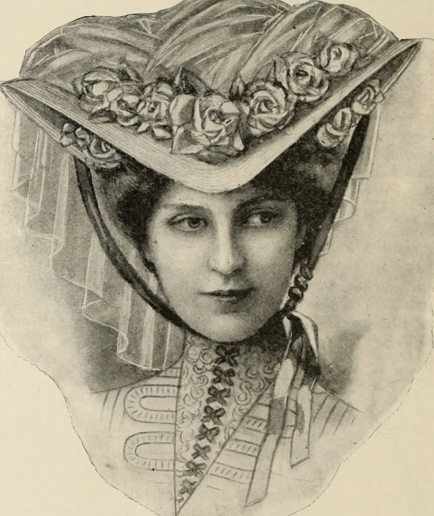 An illustration from Style (1904), 1904, leaf 1821