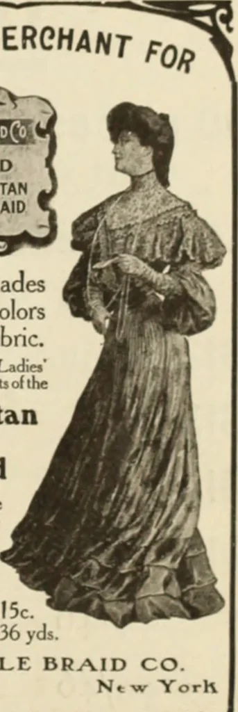 An illustration from Style (1904), 1904, leaf 1876