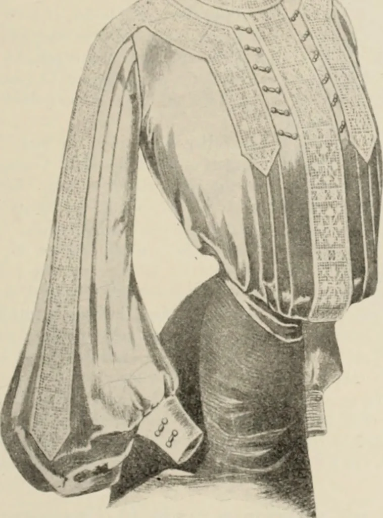 An illustration from Style (1904), 1904, leaf 196