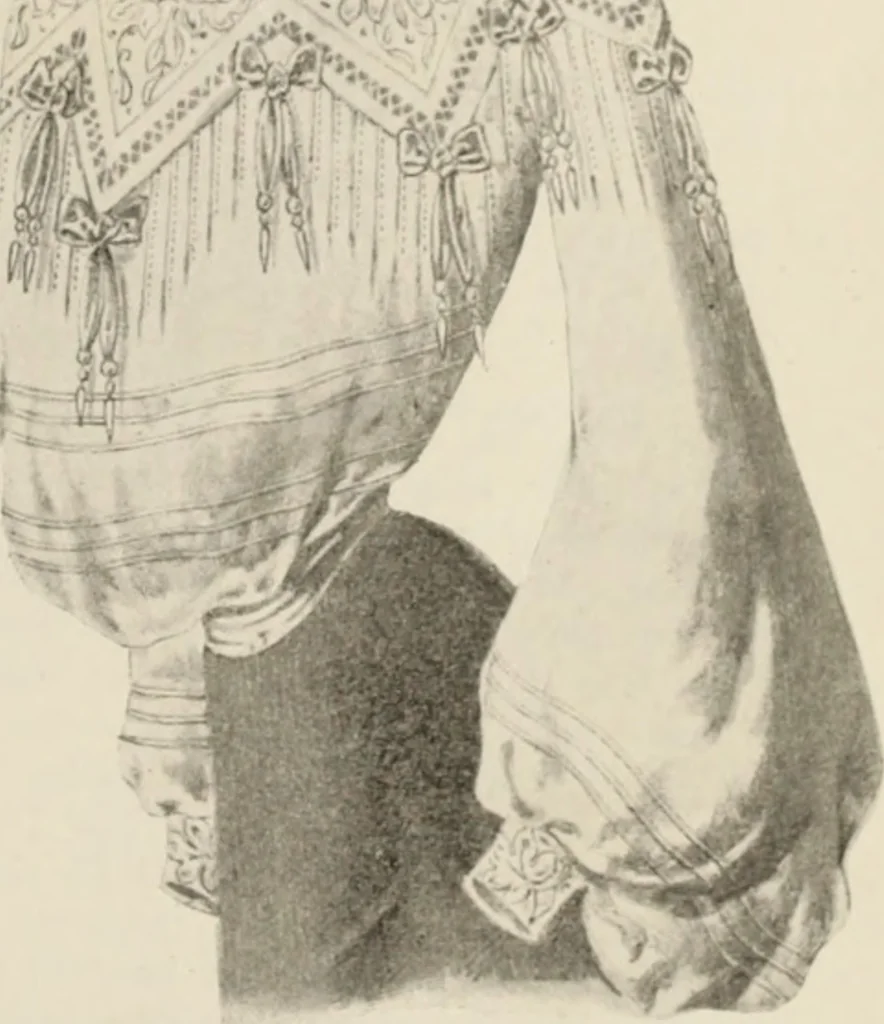 An illustration from Style (1904), 1904, leaf 196