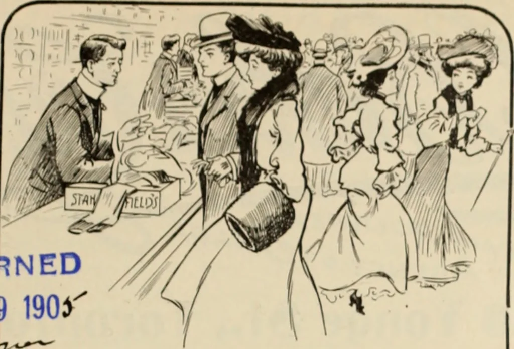An illustration from Style (1904), 1904, leaf 1976