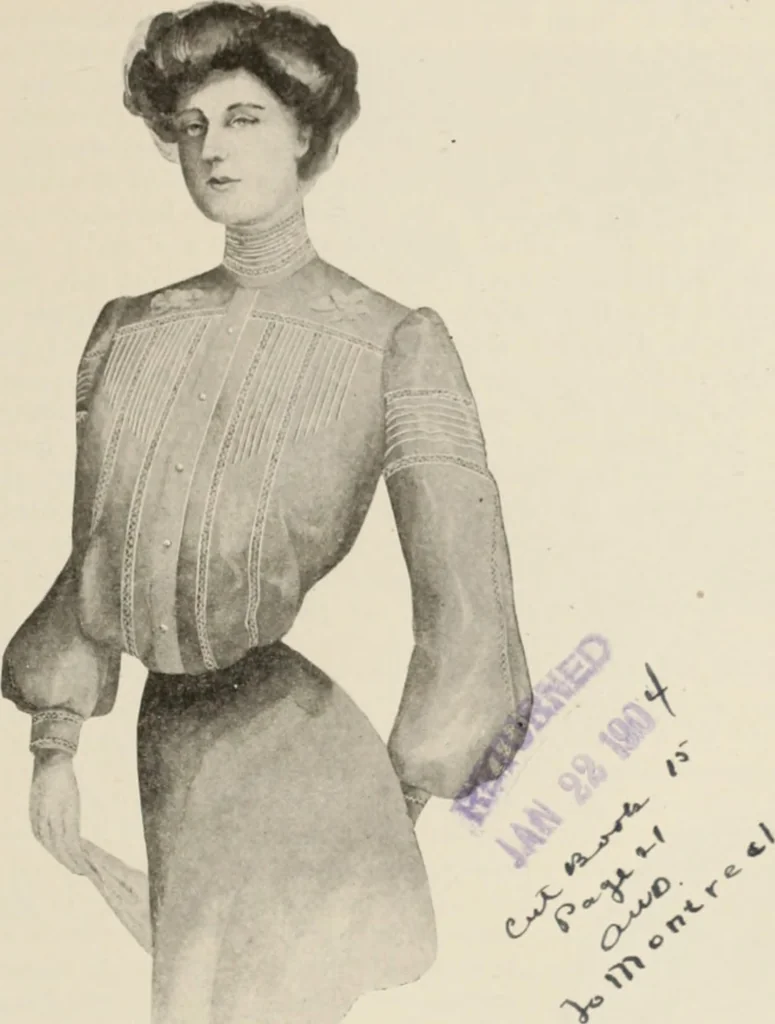 An illustration from Style (1904), 1904, leaf 198