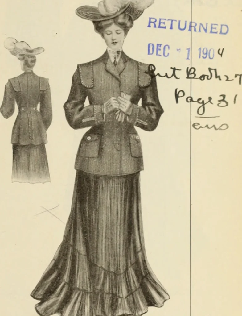 An illustration from Style (1904), 1904, leaf 2058
