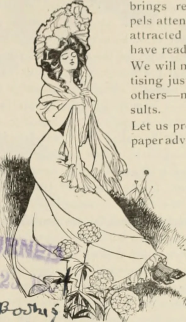 An illustration from Style (1904), 1904, leaf 230