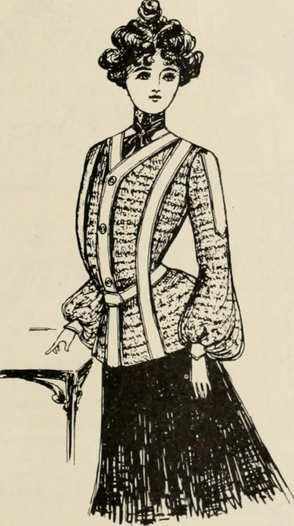 An illustration from Style (1904), 1904, leaf 242