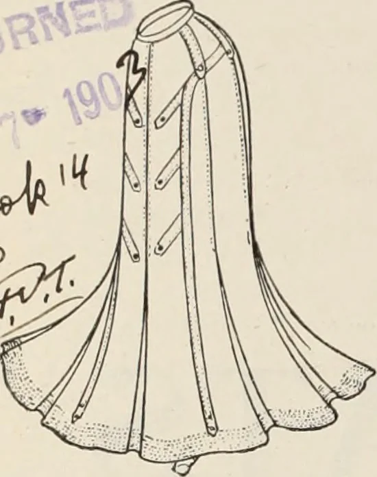 An illustration from Style (1904), 1904, leaf 253