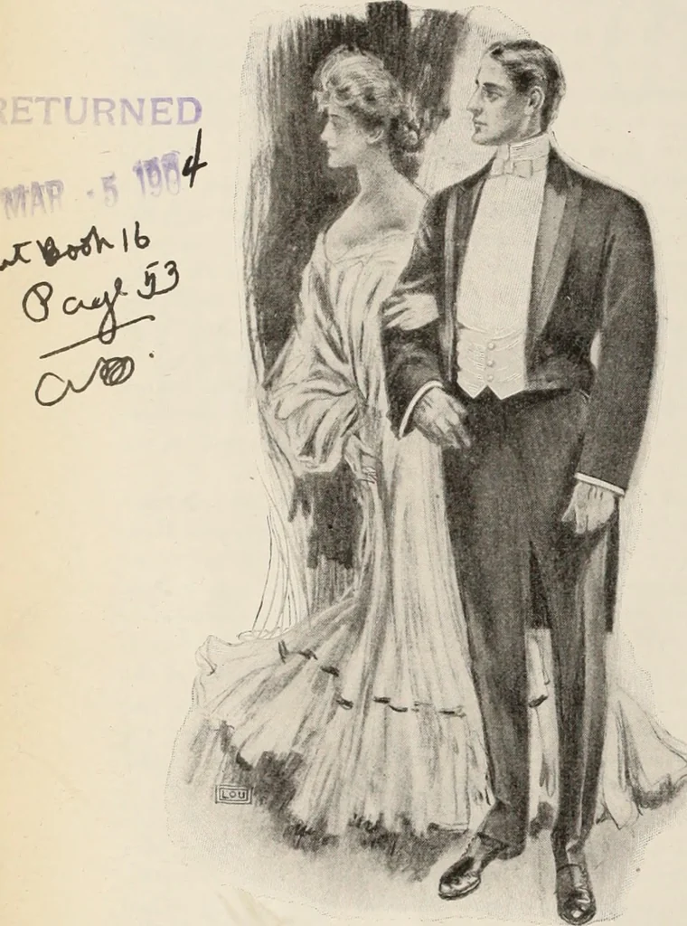An illustration from Style (1904), 1904, leaf 343