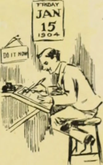 An illustration from Style (1904), 1904, leaf 38