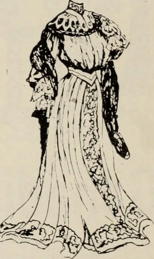 An illustration from Style (1904), 1904, leaf 401