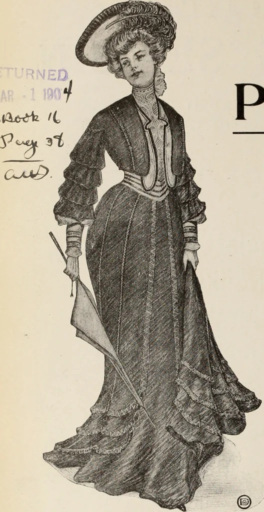 An illustration from Style (1904), 1904, leaf 457
