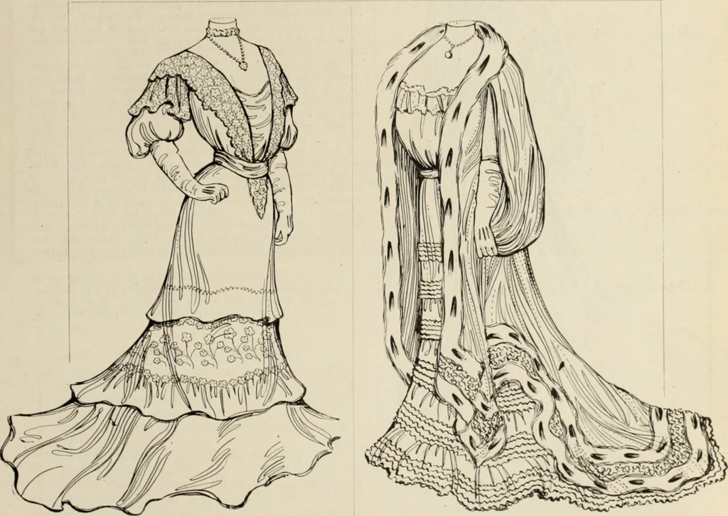 An illustration from Style (1904), 1904, leaf 518