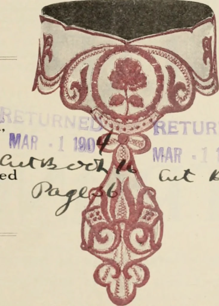 An illustration from Style (1904), 1904, leaf 572