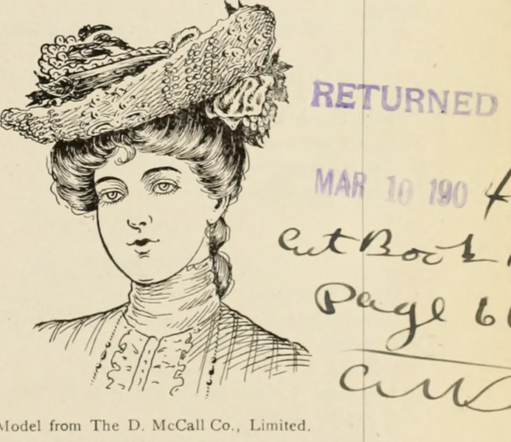 An illustration from Style (1904), 1904, leaf 598