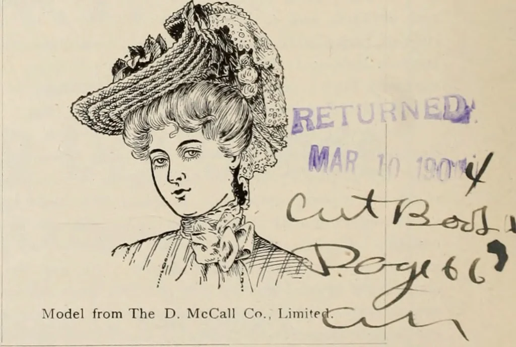 An illustration from Style (1904), 1904, leaf 599